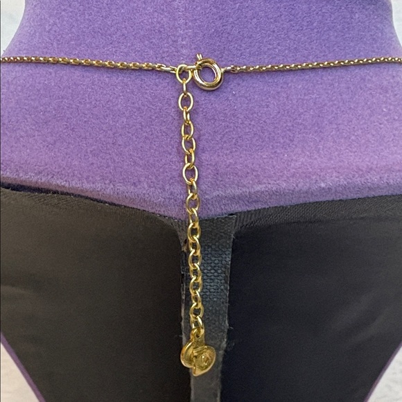 Dior Authentic Vintage Elegant Gold Plated Pendant Necklace - Picture 5 of 6